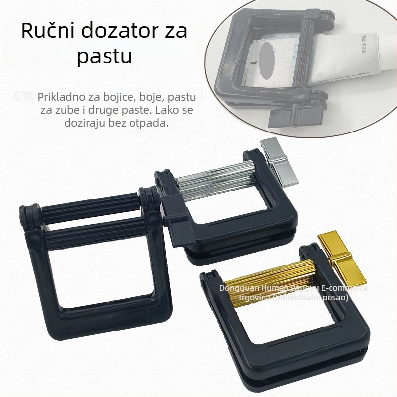 Ručni ekstruder za kremu za bojanje kose za salon; ručna uporaba; višestruka primjena za pastu za zube, pigment i sredstvo za čišćenje lica