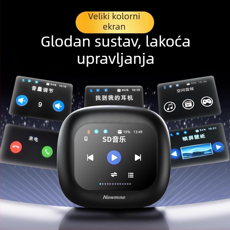 Newman K16 Bluetooth slušalice s otvorenim ušima i prijevodom, domet 10 m, dodirno upravljanje, indikator napajanja