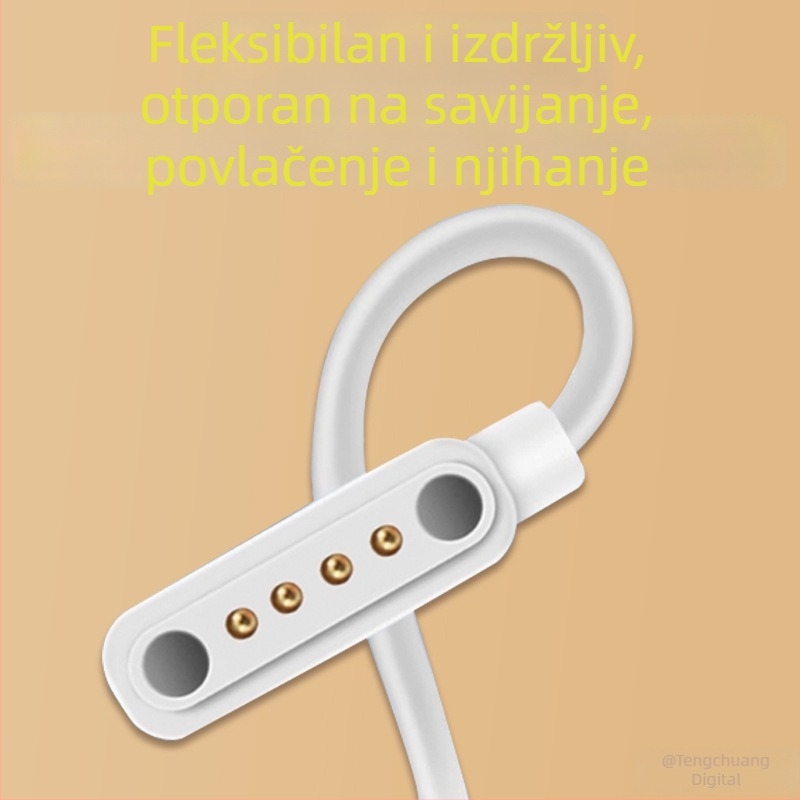 Kabel za punjenje Bluetooth slušalica s kostnom provodljivosti, magnetski punjač, podatkovni kabel, kompatibilan sa Sena i NANKA