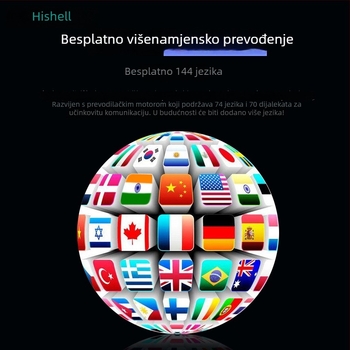 S41 prevoditeljske slušalice s dodirnim upravljanjem, Bluetooth, domet 10 m, prijevod