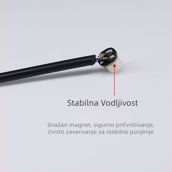 5mm magnetski kabel za napajanje s kosim završetkom, zamjenjivi muški i ženski krajevi, za pametne naočale, Bluetooth slušalice, satove, maske za oči i masažere (Model: 5mm magnetski kabel za napajanje)
