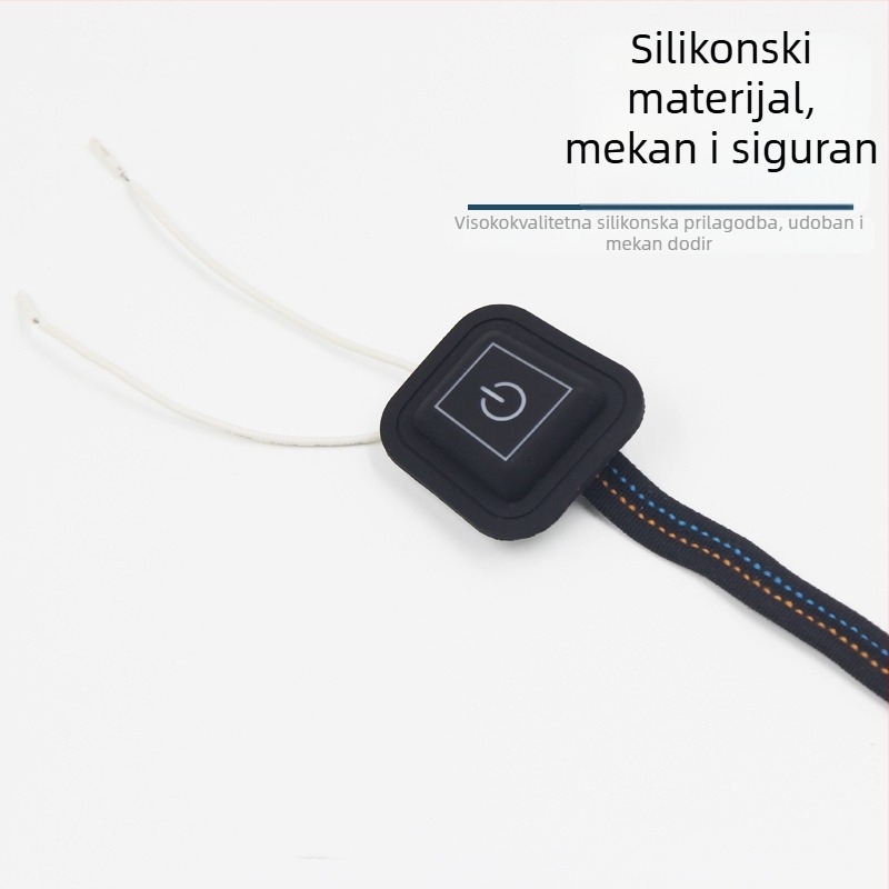 Prilagođeni USB kabel za punjenje s silikonskim prekidačem za kontrolu temperature, pleteni kabel za punjenje, univerzalno, jednostrani konektor, 2A