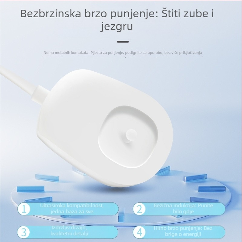 Induktivna baza za napajanje Philips HX2 serije električne četkice — USB sučelje, HX2482 punjač, marka Aoshengda