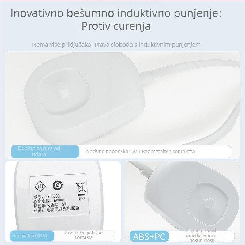 Induktivna baza za napajanje Philips HX2 serije električne četkice — USB sučelje, HX2482 punjač, marka Aoshengda