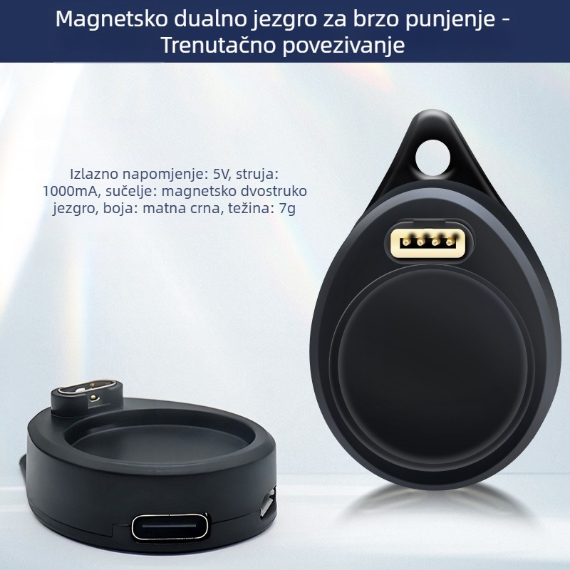 Garmin sat s USB kabelom za dvostruko punjenje – Venu3/3S/Fenix7/7X/5S/6/6X | HS0515 | Brend One Seven