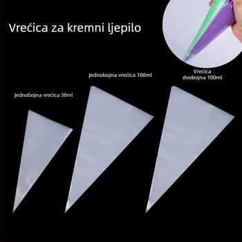 Dekorativna vrećica za ukrašavanje | Plastika | Pakiranje 50ml/100ml | Pokrenuta 2021 | Moderan minimalistički stil