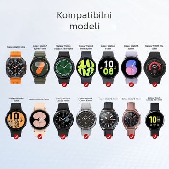 Bežični stalak za punjenje za Samsung satove — USB-C sučelje, magnetno rotirajuće PD punjenje, prijenosni, model SKW-02