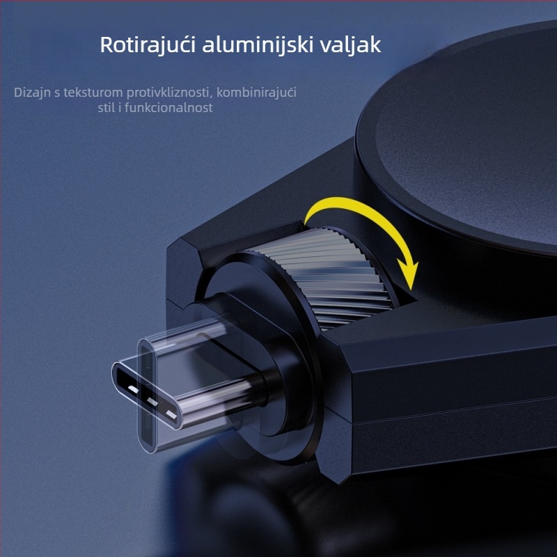 Bežični stalak za punjenje za Samsung satove — USB-C sučelje, magnetno rotirajuće PD punjenje, prijenosni, model SKW-02