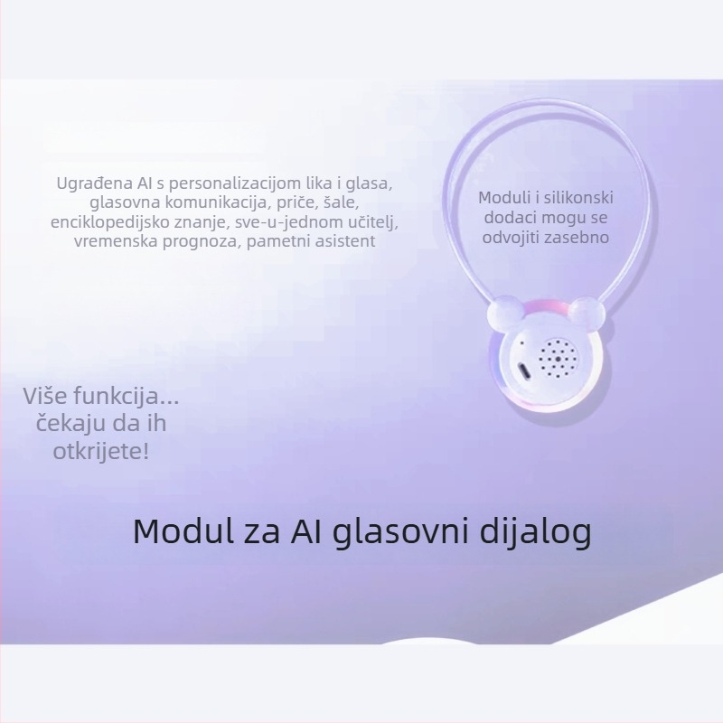 AI inteligentno dijaloški Wi-Fi uređaj za učenje, interaktivni pratilac priča i stroj za mjehuriće