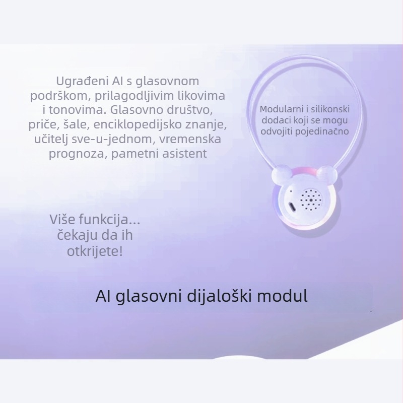 AI inteligentno dijaloški Wi-Fi uređaj za učenje, interaktivni pratilac priča i stroj za mjehuriće