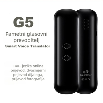 G5 inteligentni AI glasovni prevoditelj, višejezični uređaj za prijevod u realnom vremenu, prijevod s fotografija i glasovni razgovor