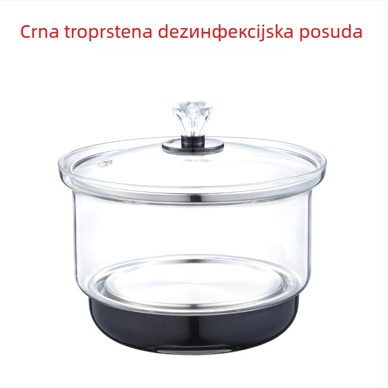Stakleni električni čajnik, kapacitet 2 L, 1300 W, borosilikatno staklo, dno za grijanje, automatsko isključivanje