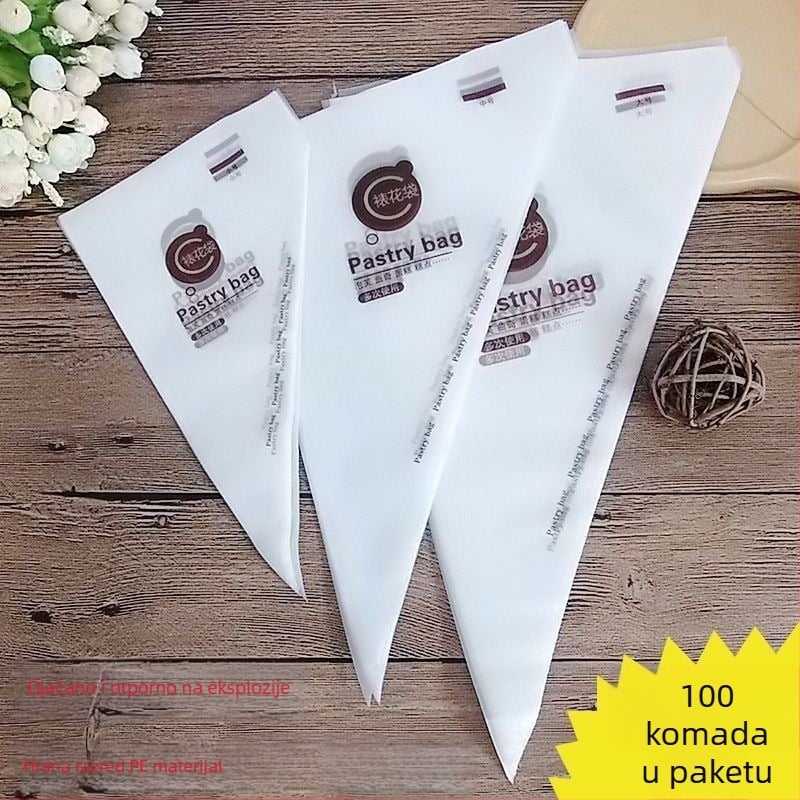 Jednokratna zdobna vrećica za ukrašavanje, debeli materijal, prehrambena kvaliteta, brend Strong Merchants