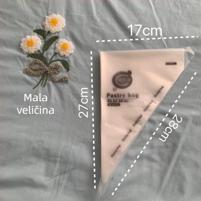 Jednokratna zdobna vrećica za ukrašavanje, debeli materijal, prehrambena kvaliteta, brend Strong Merchants