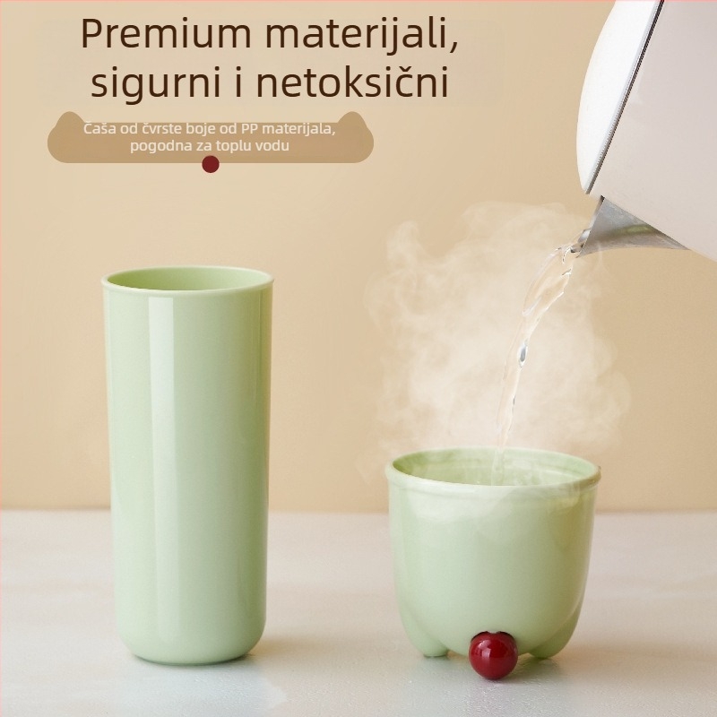 Trostruki putni čašica za pranje, prijenosna čaša za četkicu, dvostruka kutija za pohranu, plastika, ispis logotipa, prilagodba, licencirana privatna oznaka