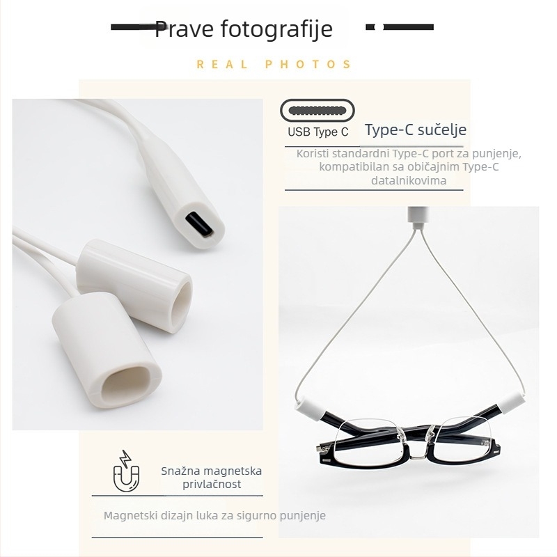 Magnetski kabel za punjenje za Huawei Smart Glasses 2 – Type-C sučelje, brend Oyu, model SF-022, LFT-G00 dodaci