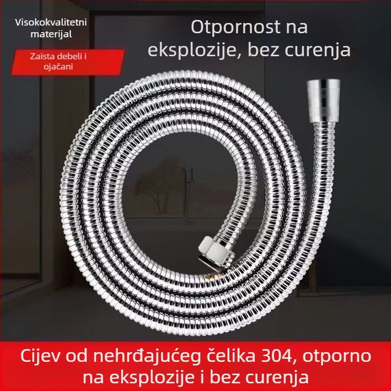 Set konektora za tuš, 304 nehrđajući čelik, univerzalna primjena