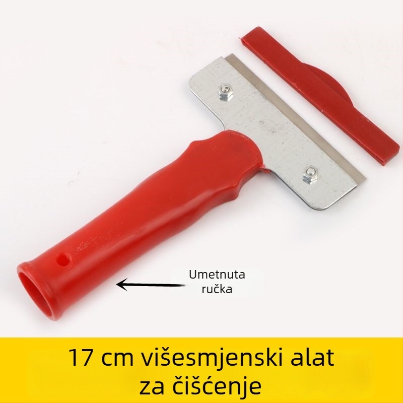 Alat za čišćenje u obliku lopatice za uklanjanje ostataka ljepila i fuge, s debelim dizajnom, za zidove i pločice