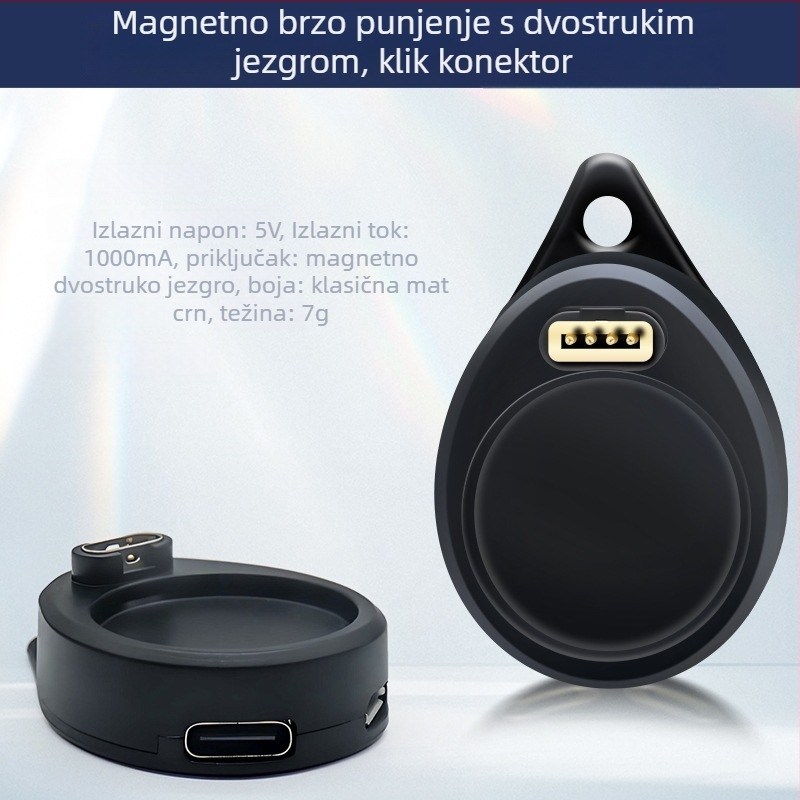 Garmin Fenix 7/7X/7S adapter za punjačku bazu, USB sučelje, 2-u-1 kabel za punjenje, model Hs0515