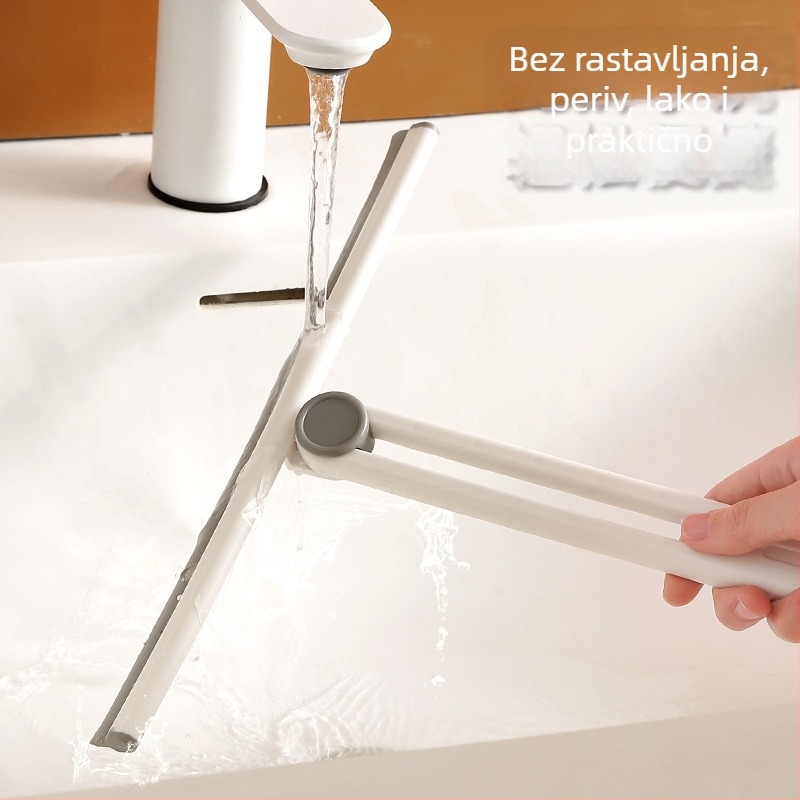 Jednostrani alat za čišćenje stakla za ploče i ogledala, plastika, ručni, kućna uporaba
