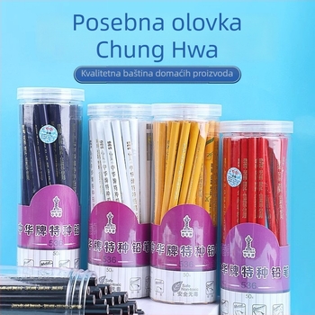 536 marker olovka – crvena, plava, crna, bijela, žuta – za laboratorij, staklo, kamen i drvodjelstvo