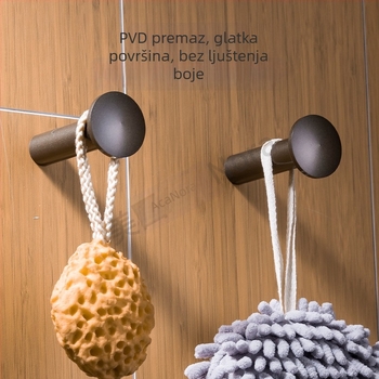 AcaNora 3845 kuka za kapute od nehrđajućeg čelika — kupaonica, moderni minimalistički stil, elektroplatiranje