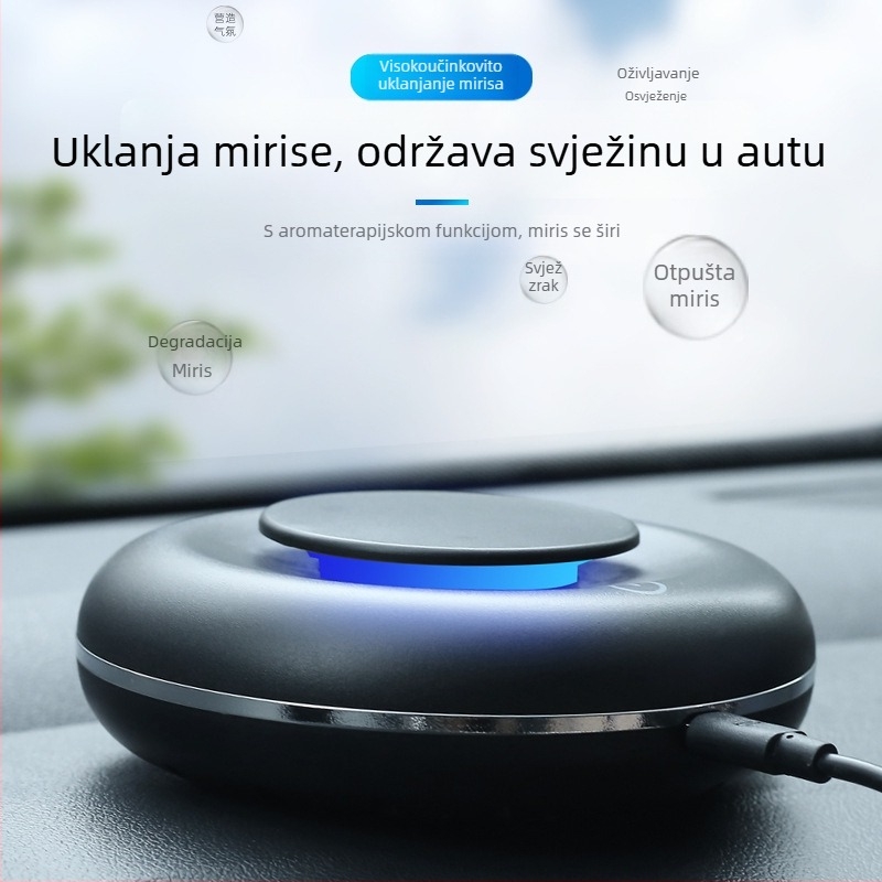 Automobilski pročišćivač zraka Air-k — USB napajanje, 1.5W, koncentracija negativnih iona 288000/cm3, univerzalna kompatibilnost