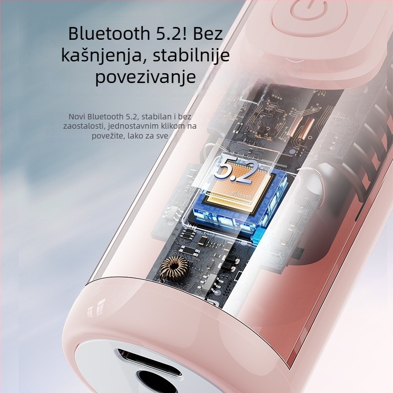 L8 karaoke mikrofon s integriranim zvučnikom za djecu, sve-u-jednom, 5 W, 1000–1200 mAh, 100 Hz–20 kHz, SNR ≥60 dB, trajanje baterije 3–6 h