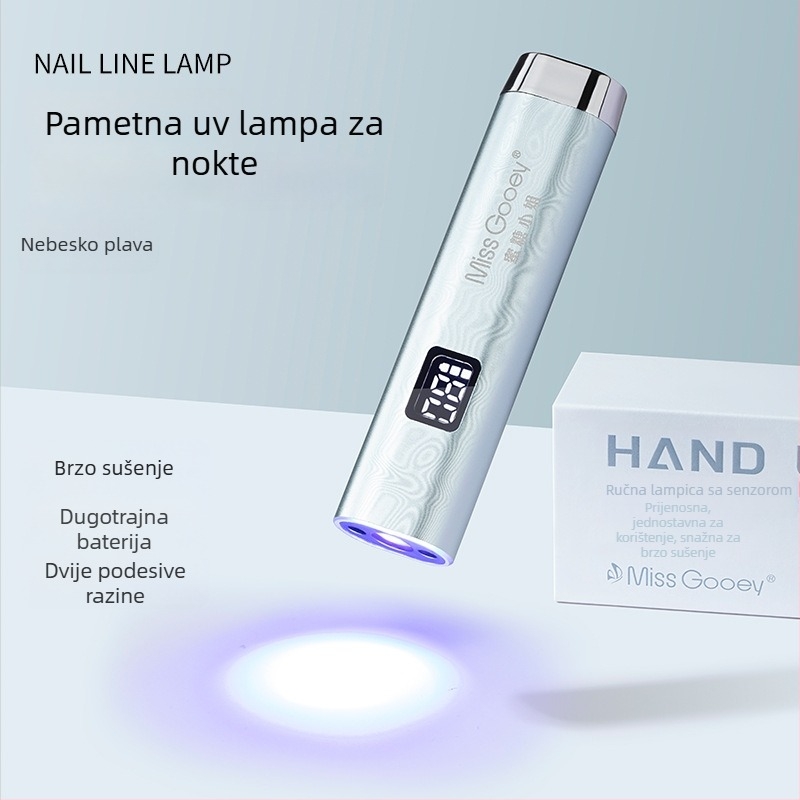 Bar-stil UV lampa za nokte sa pametnim senzorom za brzo sušenje gel noktiju, metalno kućište