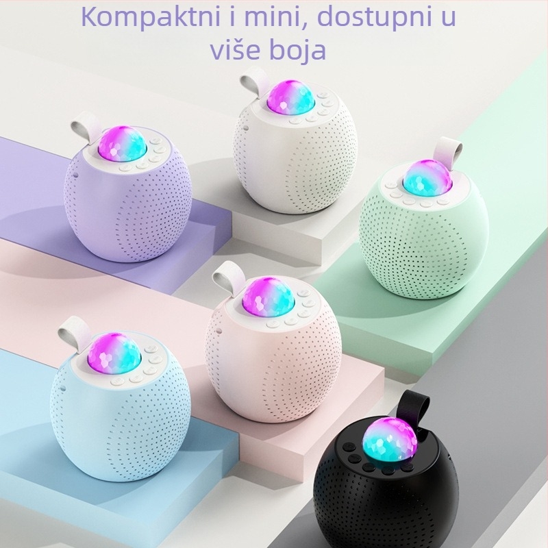 Karaoke Bluetooth zvučnik s projekcijom zvjezdanog neba i ugrađenim mikrofonom; Bluetooth 5.3, Li-Po baterija, 5W, 100Hz–20kHz, SNR ≥70dB