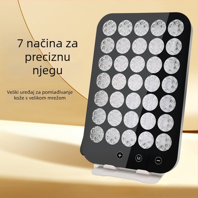 Uređaj za pomlađivanje kože LED fototerapijom, prenosiv, IPX5 vodootporan, vanjski pogon, za kućnu upotrebu