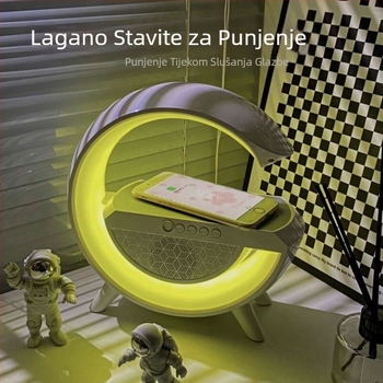Višestruki Bluetooth zvučnik i stolna lampica – noćna rasvjeta uz krevet, Bluetooth, 5W, ugrađena baterija, 40Hz-20kHz, SNR ≥70dB