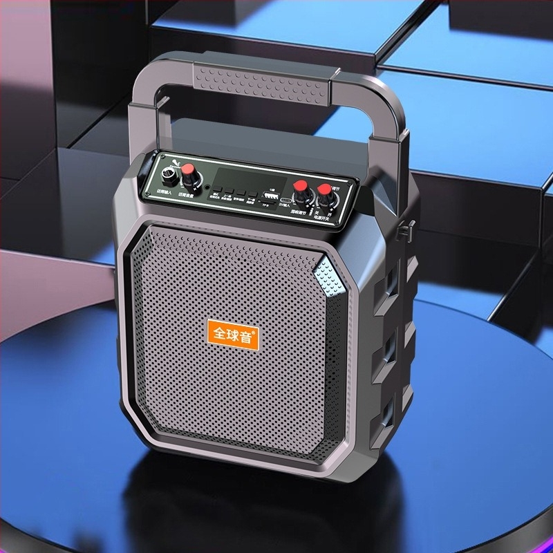Vanjski Bluetooth zvučnik za karaoke s ugrađenim mikrofonom, prenosivi 10W, baterija 2000-4000mAh, Bluetooth 5.0, frekvencijski odziv 60Hz-15kHz, SNR ≥70dB