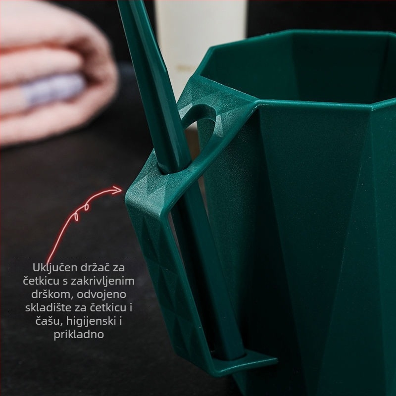 Čaša za četkicu za zube s geometrijskim dijamantnim oblikom, plastična, Falling Shadow