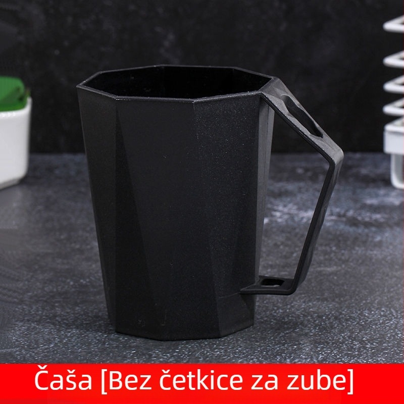 Čaša za četkicu za zube s geometrijskim dijamantnim oblikom, plastična, Falling Shadow