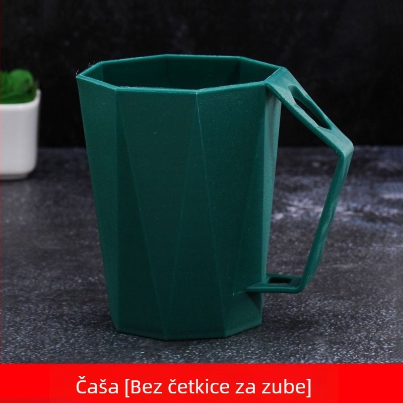 Čaša za četkicu za zube s geometrijskim dijamantnim oblikom, plastična, Falling Shadow