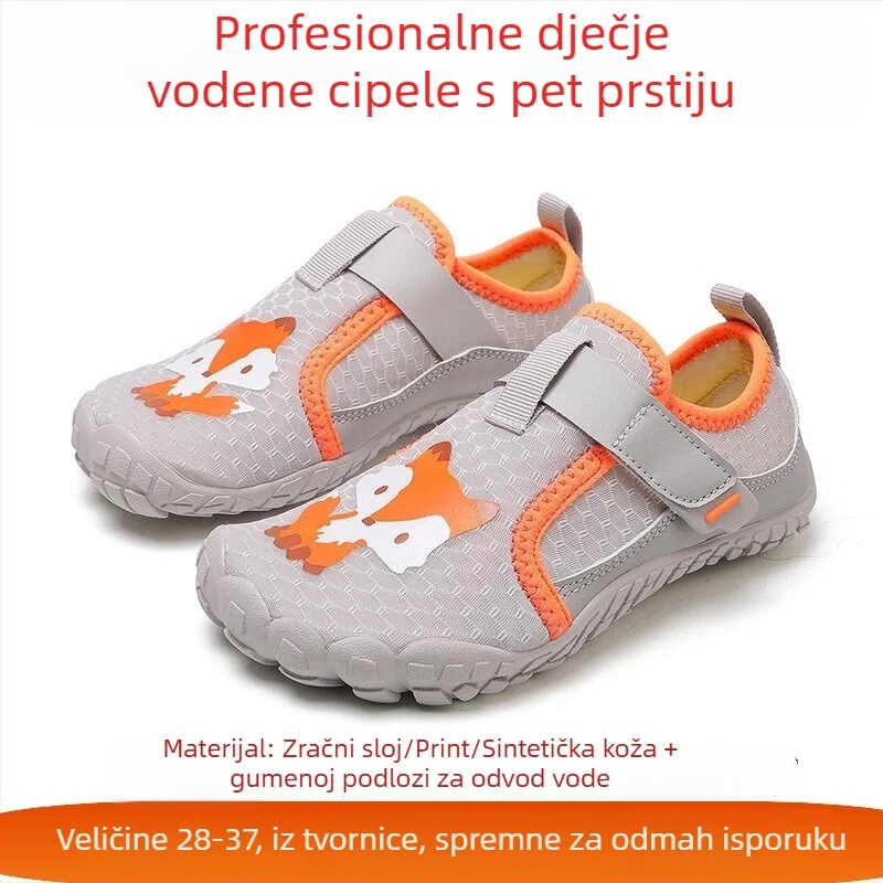 Dječje vodene cipele – prozračne, Velcro zatvaranje, gornji dio od Lycra, gumena potplata, EVA srednji potplat