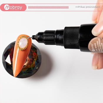 Lepilo za nokte - 10 ml, fotopolimerno ljepilo koje se stvrdnjava na svjetlu, višenamjensko, domaća marka s odobrenom privatnom etiketom