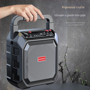 Bluetooth zvučnik — ugrađena baterija, Bluetooth 5.1, 10W, 60 Hz–15 kHz, SNR ≥85 dB