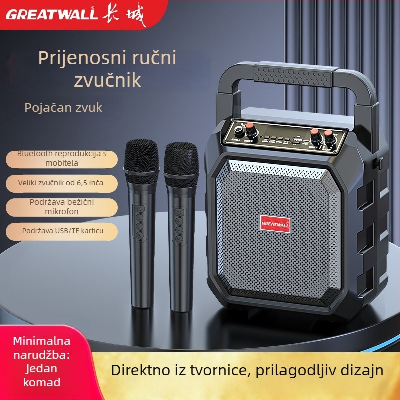 Bluetooth zvučnik — ugrađena baterija, Bluetooth 5.1, 10W, 60 Hz–15 kHz, SNR ≥85 dB