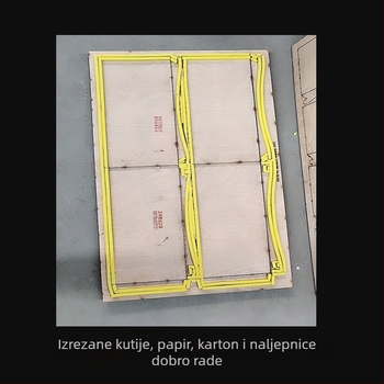 Set alata za izrezivanje kalupa – EVA materijal, spužaste ploče noževa, visokoelastične podloge i poravnalne trake; 50°/60°, debljina 9–12 mm