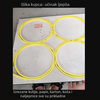 Set alata za izrezivanje kalupa – EVA materijal, spužaste ploče noževa, visokoelastične podloge i poravnalne trake; 50°/60°, debljina 9–12 mm
