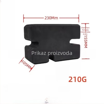 Buffer jastuk EVA za jogu i dizanje utega, gustoća 60, debljina 100, I-oblik profil, Tian font