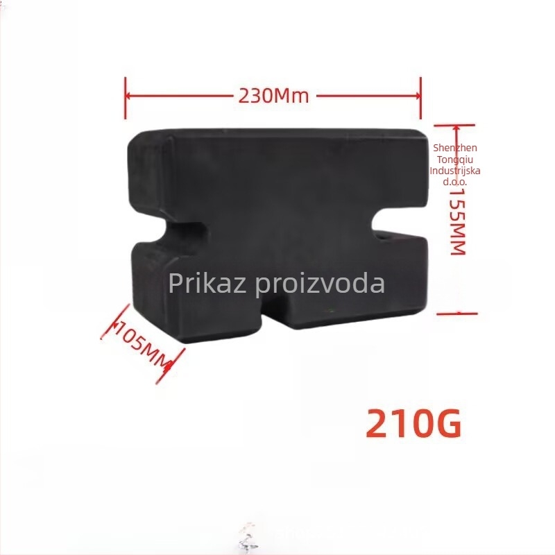 Buffer jastuk EVA za jogu i dizanje utega, gustoća 60, debljina 100, I-oblik profil, Tian font