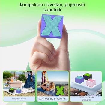 Bežični Bluetooth zvučnik, kompaktan vanjski mini subwoofer, prenosni