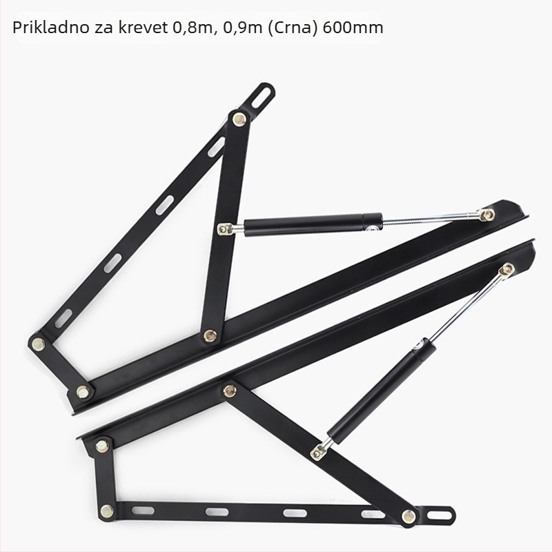Hidraulijska potpora za okvir kreveta (Model SP 001; Marka: Veno; Materijal: hladno valcana čelik; Primjena: za jednostruki i dvostruki okvir kreveta; Stil: moderni i minimalistički)