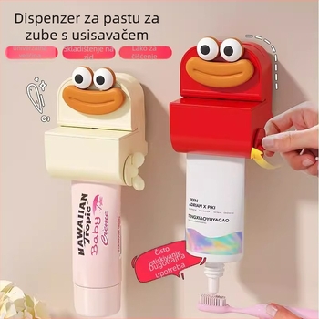 JUXIN Držač četkica za zube, zidni, za čaše za ispiranje usta