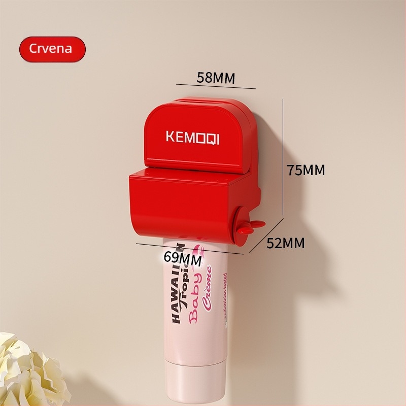 JUXIN Držač četkica za zube, zidni, za čaše za ispiranje usta