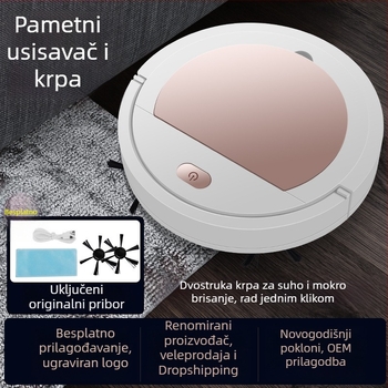 Ultra-tanki kućni robotski usisavač s USB punjenjem - inteligentno čišćenje podova