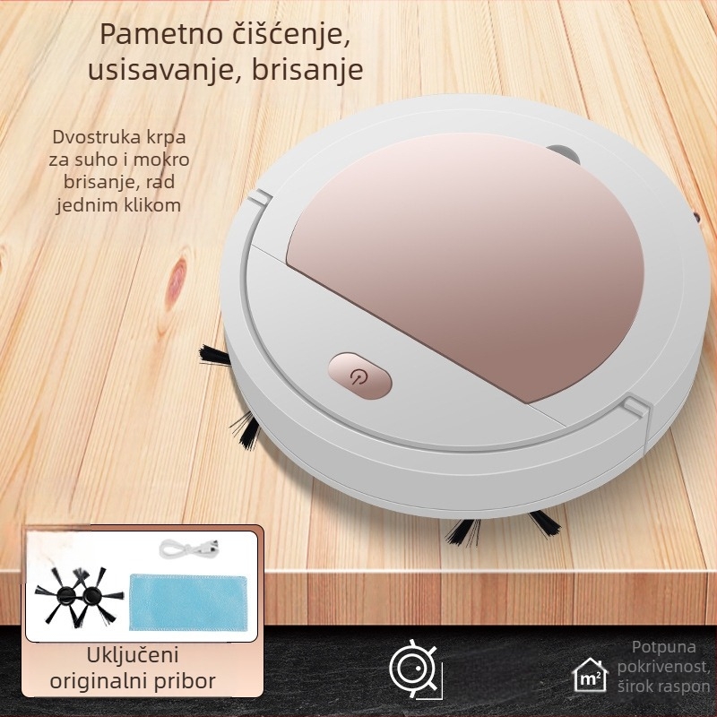 Ultra-tanki kućni robotski usisavač s USB punjenjem - inteligentno čišćenje podova